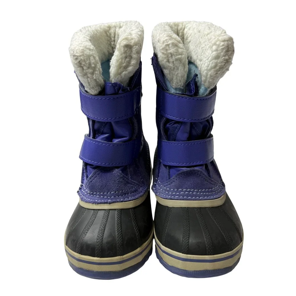 Sorel 1964 Pac Strap Winter Snow Boots Purple‎ Girls 13